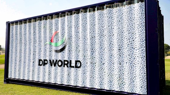 DP World Tour golf container