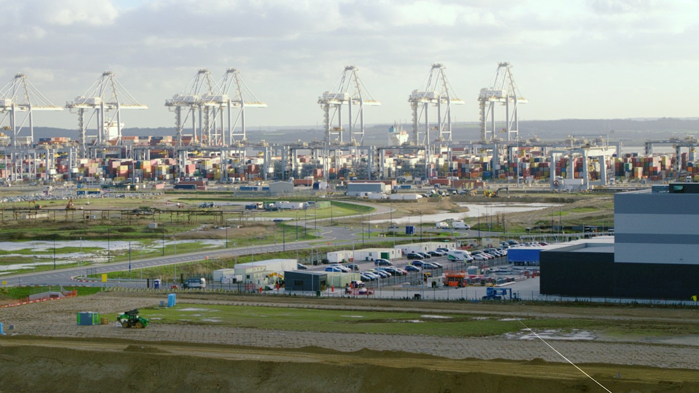 London Gateway port and logistics park