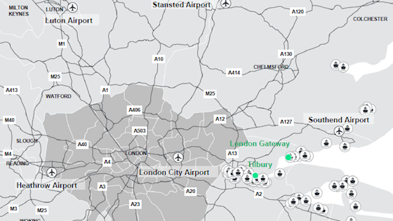 London Gateway Logistics Park multimodal connectivity