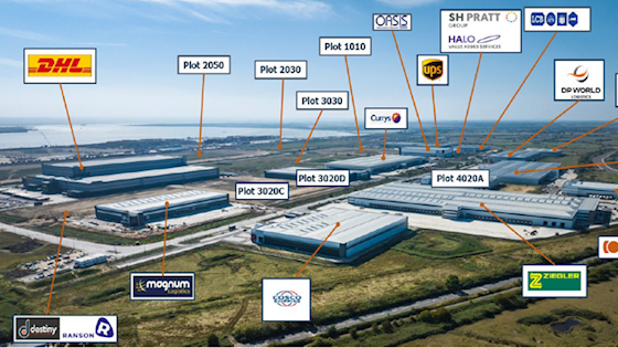 Tenants and availability at London Gateway Logistics Park